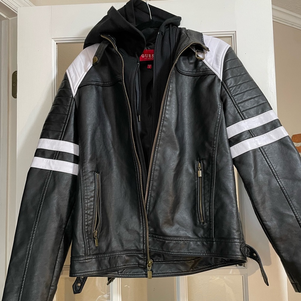 Leather jacket, GUESS